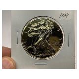 2001 24k Gold Plated American Silver Eagle