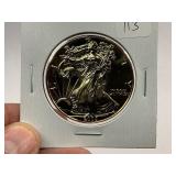 2005 24k Gold Plated American Silver Eagle