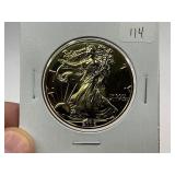 2006 24k Gold Plated American Silver Eagle