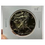 2007 24k Gold Plated American Silver Eagle