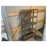 Used Metal Storage Shelving Unit with 5 Tiers