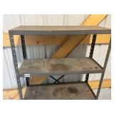 Used Metal Storage Shelving Unit with 5 Tiers