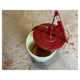 5 Gallon Hydraulic Fluid Bucket with Pump