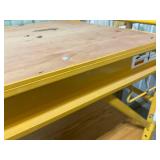 Heavy Duty Rolling Scaffold with Wooden Platforms