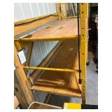 Heavy Duty Rolling Scaffold with Wooden Platforms
