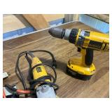 Lot of 3 Used DeWalt Power Tools: Drill, Grinder, and Polisher