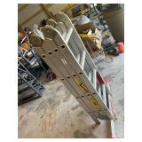 Heavy-Duty Multi-Position Aluminum Ladder