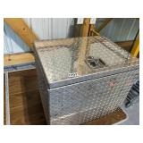 Aluminum Diamond Plate Storage Box with Lock and Key