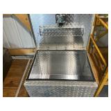 Aluminum Diamond Plate Storage Box with Lock and Key
