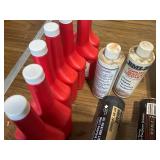 Lot of 8 Bottles of Isopropyl Alcohol Fuel System Conditioner and Assorted Automotive Additives
