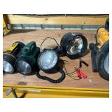 Collection of Assorted Flashlights and Work Lights