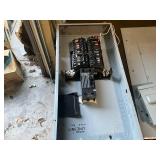 Lot of 2 Electrical Panels with Circuit Breakers - GE and Line 1