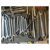 Collection of Various Hand Tools Including Wrenches and Clamps