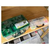 Collection of 4 Fishing Tackle Boxes with Organizers