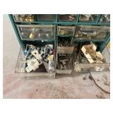 Multi-Drawer Storage Cabinet with Assorted Hardware and Connectors