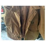 Collection of 2 Insulated Work Jackets and Variety of Winter Gloves