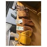 Collection of 2 Insulated Work Jackets and Variety of Winter Gloves