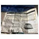 Campers Screen House Tent, Heavy Duty Tarp, and 2 Rain Suits