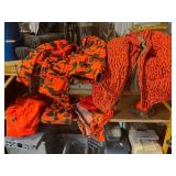 Collection of Orange Camo Hunting Gear and Apparel