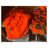 Collection of Orange Camo Hunting Gear and Apparel