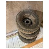 Set of 3 BFG All-Terrain T/A KO Tires with Rims
