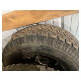 Set of 3 BFG All-Terrain T/A KO Tires with Rims