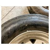 Lot of 7 Mixed Used Trailer Tires and Rims - Various Sizes