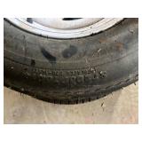 Lot of 7 Mixed Used Trailer Tires and Rims - Various Sizes