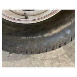 Lot of 7 Mixed Used Trailer Tires and Rims - Various Sizes
