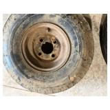 Lot of 7 Mixed Used Trailer Tires and Rims - Various Sizes