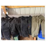 Collection of Black and Green Snow Pants - Various Sizes