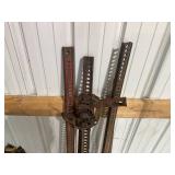 Set of 3 Farm Jacks with Single Jack Stand