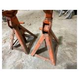 Pair of Heavy-Duty Adjustable Jack Stands