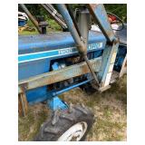 Ford 1900 Diesel Tractor with Loader and Rear Blade