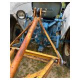 Ford 1900 Diesel Tractor with Loader and Rear Blade