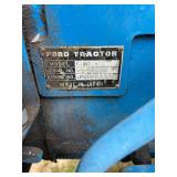 Ford 1900 Diesel Tractor with Loader and Rear Blade