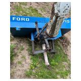 Ford 1900 Diesel Tractor with Loader and Rear Blade