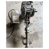 Evinrude 6 HP Outboard Motor with Fuel Tank and Hose