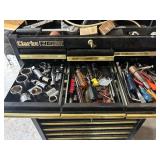 Clarke Toolbox with Assorted Hand Tools and Sockets