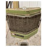 Vintage Duo-Flow Ten Heater and Metal Stove Base