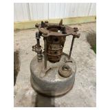 Vintage Duo-Flow Ten Heater and Metal Stove Base