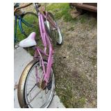 Schwinn Rose Pink Cruiser Bicycle with White Seat