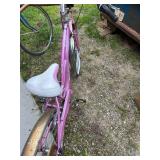 Schwinn Rose Pink Cruiser Bicycle with White Seat