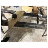 Adjustable Metal Sawhorse Work Stand with Clamps