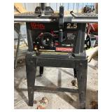 Craftsman 10-Inch Table Saw 2.5 HP Model 137.221960