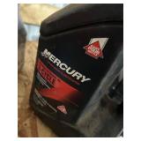 Collection of Outboard Lubricants and Hydraulic Fluids Including Evinrude, Mercury, and More