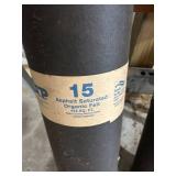 Lot of 2 Rolls of 15 Asphalt Saturated Organic Felt 432 sq. ft. Each