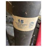 Lot of 2 Rolls of 15 Asphalt Saturated Organic Felt 432 sq. ft. Each