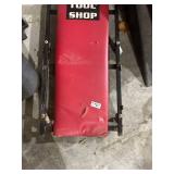 Tool Shop Mechanic Creeper and Plastic Car Ramp Set