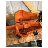 Used Hard Plastic Chainsaw Case with Latches and Handle